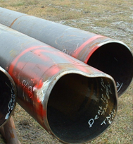 Damage 16 inch pipe